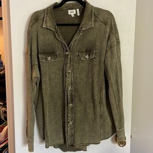 BKE from Buckle waffle jacket - perfect for fall!